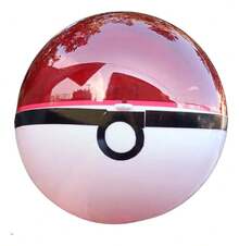 10 Dulceros Plástico Pokebola Roja - Multicolor - Ver 3