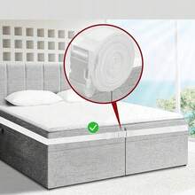 10m Reißfester Nylon-Matratzenverbinder – Stabile Halterung Für Laken & Zur Verbindung Von Matratzen, Ideal Für Hotel, Zuhause & Gästehaus, Handwäsche Für Langlebige Nutzung - Weiss - Übersicht 3