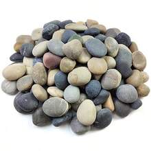 40 Lbs Garden Rocks Pebbles 2-3 Inch Decorative Large River Rocks For Landscaping Painting Aquarium Plants Crafting Walkways And Outdoor Decorative Stones - 混合 - 查看 8