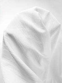 复古风男士衬衫，领，亚麻短袖，宽松舒适，休闲沙滩衬衫，夏季度假，父亲节礼物，白色正装衬衫 - 白色 - 查看 9