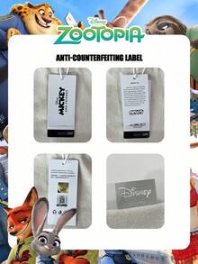 Disney 官方授权《疯狂动物城》1件装 官方授权《疯狂动物城》/朱迪图案时尚儿童手提包 休闲多功能单肩包 轻便可调节肩带斜挎包 适合儿童/男孩/女孩日常/外出/购物/上学 - 彩色 - 查看 3