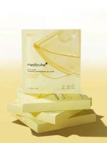 Medicube 4件組 KOJIC 酸與薑黃亮白凝膠面膜，美白修護黑斑、均勻膚色、保濕，輕盈凝膠質地，適合所有膚質，新手友善，女性日常使用，韓系化妝品，禮品 - KOJIC ACID TURMERIC BRIGHTENING - 查看 10