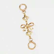 Adjustable Metal Chain Strap Extender, Suitable For Handbags, Crossbody Bags, And Various Bags, Versatile Replacement Chain Strap, Shoulder Strap, Decoration And Transformation Accessory With Dual Keychains - Gold - View 8