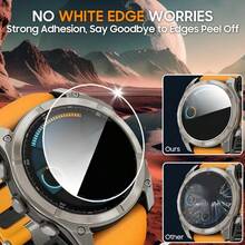 3pcs Ultra-Clear Tempered Glass Screen Protector, Compatible With Garmin Fenix 7/7X/7S Series | Bubble-Free, 9H Hardness, Scratch-Resistant - 3PCS - View 4