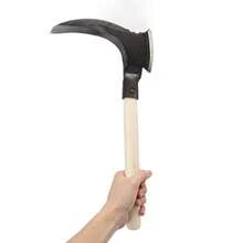 CYPNAsixxsix Hoza Weeding Acero Alto de manganeso Doble guadaña jardinería multipropósito Hierba de Maldito Hoz de  portátil para Senderismo de jardinería de Caza al Aire Libre 2Fashion - 213471723 - Ver 6