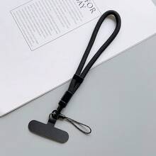 Sangle de poignet ajustable avec boucle, sangle de poignet minimaliste de couleur unie, cordon diagonal anti-perte unisexe, bracelet de poignet court et durable compatible avec Android et la plupart des smartphones, cadeau pour mère, famille, amis, enfants, anniversaire, chaîne de téléphone pour les fêtes - Multicolore - Voir 12