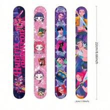 12pcs K-POPWitch Hunters Groups Flap Bracelets, Fun Party Gifts, Festive Photo Props, The Best Gift For Friends And Couples, Perfect For Valentine's Day, New Year, Easter, Thanksgiving Gifts - Multicolor - View 3