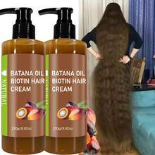 2支装香蕉油生物素护发霜，强韧发丝，有效防止断裂和分叉，促进头发更长、更浓密、更丰盈，并有助于增加头发密度。适用于干性发质。 - 正裝 - 查看 6