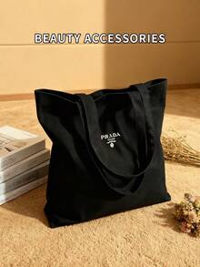 Prada 手提袋、收纳袋、帆布袋、午餐盒、午餐盒袋、盒装购物袋 - 黑色 - 查看 3