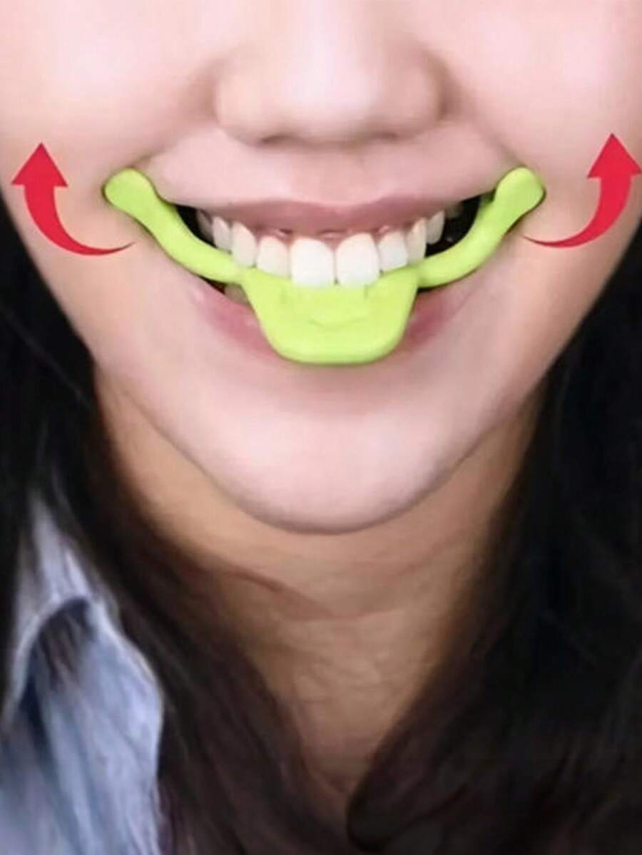 3pcs Charming Silicone Facial Muscle Trainer, Tightening Tool Suitable For Men And Women Daily Use - Multicolor - View 1