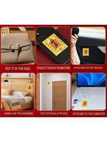 1pc 2026 Five Paths To Wealth & Treasure Limited Edition Gold Card Mobile Phone Sticker - Multicolor - View 3