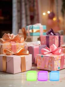 2/4/6/8/10/15/20/25/30个装果冻方块套装，橡胶材质，成人新奇玩具，适合万圣节、生日礼物、礼品袋填充物 - 彩色 - 查看 9