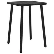 vidaXL Mesa de jardín antracita 50x50x71 cm acier - Gris - Ver 2