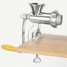 1pc Multifunctional Hand Crank Meat Grinder, Multifunctional Sausage Maker, Can Crush Chili, Vegetable Chopper, Garlic Grinder, Outdoor Household Kitchen Tools - Multicolor - View 5