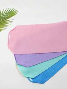 1pc/3pcs/5pcs Adjustable Back Scrubber Towel - Thick & Long Exfoliating Towel, Powerful Exfoliating Mud Cleansing Bath - Multicolor - View 6
