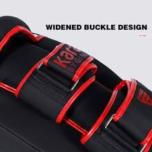 GINGPAI Professional Muay Thai Kick Pad, MMA Sparring Taekwondo Leg Target, Boxing Punching Bag Training Equipment, Curved Kick Shield - Multicolor - View 8