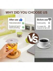 1个夏季硅胶杯套，创意简约杯套，防尘水杯套，茶杯套，马克杯套，陶瓷杯套，茶杯套，水杯套，礼品 - 彩色 - 查看 7