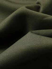 1pc Men's Long Sleeve Sherpa Lined Zip-Up Hoodie Jacket, Thick Casual Fleece Jacket, For Fall Winter - Army Green - View 8