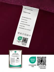 1pc Premium Silky Satin Fitted Sheet, Fits Mattress Depth 15-17 Inches, Soft & Breathable, Wrinkle-Resistant, Luxury Hotel Style, Full Wrap-Around Elastic Band, Deep Pockets, Suitable For Twin, Full, Queen, King Beds, Oeko-Tex Certified, Purple - Purple - View 10