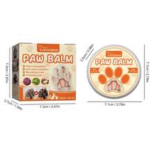 Natural Blueberry Pet Paw Balm - Protects Paws From Hot Surfaces, Moisturizes Dry Paws & Nose, Nourishes Cracked Dog Paws, Blueberry Scented Cream, For Cats & Dogs, Paw Protector - Multicolor - View 7