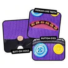 Spin Master Fugg Life系列9英寸玩偶，Sir Splodge A Lot/Squidge/Sasquoosh，长着类似人类牙齿的滑稽丑陋怪物，奇特收藏玩具，青少年、成人及怪异玩具爱好者的礼物 - 大腳怪 - 查看 5