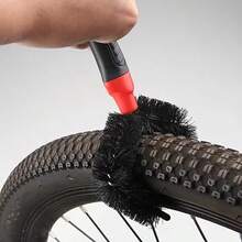 Bicycle Tire Special Cleaning Brush, Road Bicycle Chain Cleaning Brush, Scrubbing Tire Brush Cleaning Tool - Multicolor - View 3
