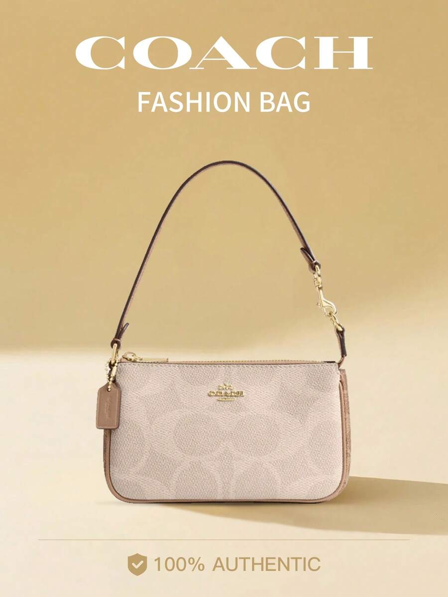 Coach Nolita 19 Mahjong Wallet Bag Shoulder Bags For Women Purses Small Handbag Clutch Bag - Apricot - View 1