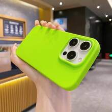 New Solid Color Phone Case For 16 15 14 13 12 11 Pro Max 16Pro Soft Silicone Shockproof Protective Accessories Cover.Holiday Phone Accessories.Suitable For Gifting To Lovers Stitch Customizable Things 13 Case Custom Phone Case 1 Hot Selling Item Case Exquisite Festival Gift Great For Holiday Parties - Đỏ - Xem 11