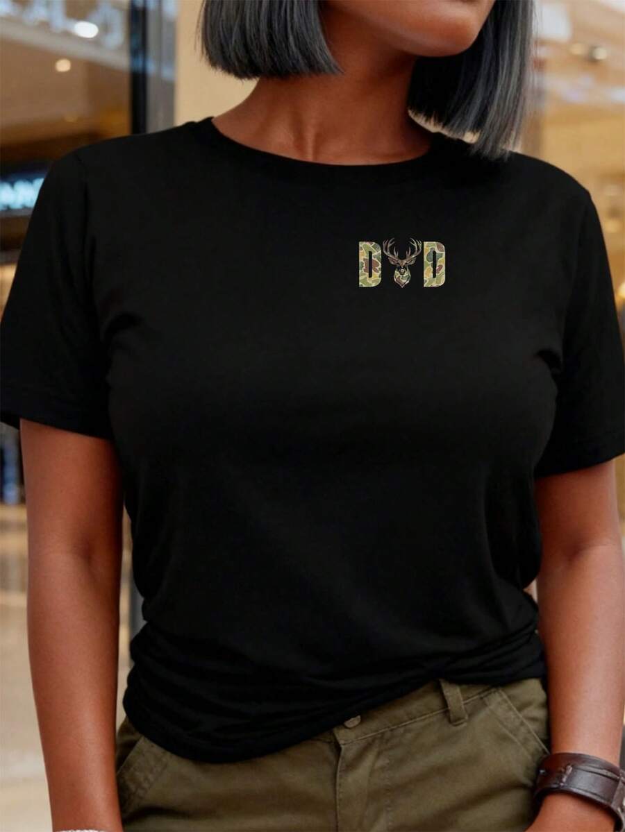 Camisetas femininas - Preto - Ver 1