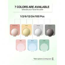 Compact Mirror For Purse, Double-Sided 1X/2X Magnifying Metal Pocket  Mirrors(Round, Cyan),39799269 - Màu tím - Xem 6