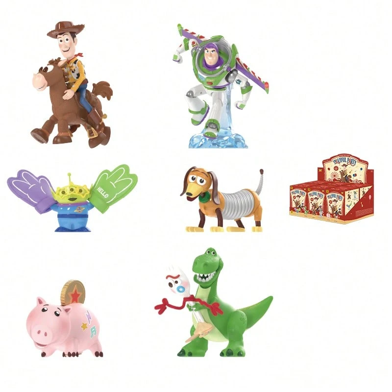 Miniso Figura coleccionable de la serie Momentos Divertidos de Pixar Toy Story, Caja Ciega de Regalo, Buzz Lightyear - Multicolor - Ver 1