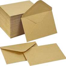 10/50/100pcs Gift Card Envelopes, 4 X 2.75 Inch Mini Envelopes, 120gsm Small Paper Business Gift Card Sleeves, Bulk, Compact Greeting Card Envelope Pockets, Suitable For Invitations - A - View 4