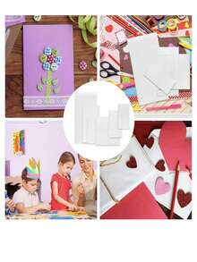 480/720pcs Pack Thick Hexagon Foam Double-Sided Adhesive Tape - Creative DIY Craft, High Viscosity Glue - Multicolor - View 3