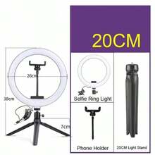 10-Zoll Selfie Ringlicht, Füllicht, Fotografie Licht mit Handyhalterung, drehbares Stativ und einstellbare 3-Farben Beleuchtung - USB betrieben, 126 LED Perlen, 360° flexibler Schwanenhals, Stativ und Handyhalter, USB betrieben (Batterie nicht enthalten). Ideal für Selfies, Videoaufnahmen, Vlogging, Livestreaming, Fotografie und Make-up.