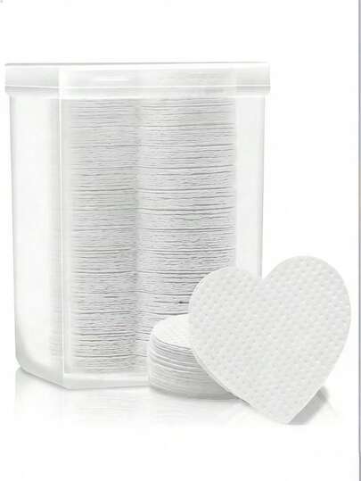 200/100 st. nagelrengöringsservetter - Professionella luddfria nagellacksborttagningspads, UV-gelrengöringsservetter, oparfymerad manikyrförberedelse och -behandling, romantisk alla hjärtans dag-present