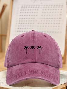 Mũ lưỡi trai unisex in hình "Ba cây dừa" - Thiết kế có thể điều chỉnh, hoàn hảo cho đi bộ đường dài, leo núi, du lịch và các hoạt động thể thao ngoài trời, mùa hè, bãi biển, kỳ nghỉ. - Nhiều màu - Xem 11