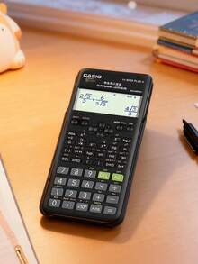 Casio 卡西欧科学功能计算器，适用于中小学生考试 - 黑色 - 查看 2