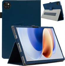 For DOOGEE T10W ケース カバーHNWEIWEI  10.1 インチ 360°全面保護 二つ折りスタンド多視角調整 ペンホルダー付き 磁気吸引 全面保護型 擦り傷防止 耐汚れ 持ち運びに便利なハンドストラップがあり DOOGEE T10W タブレットカバー（ネイビーブルー） - 1 - チェックする 2