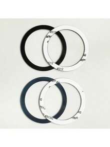 12个磁性金属指环贴纸，专为无线充电器设计，兼容苹果11至17 Pro Max系列，手机磁性指环 - 彩色 - 查看 9