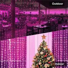 1pc 8 Modes USB Powered Atmosphere Light String, Decoration For New Year, Valentine's Day, Wedding, Bedroom, Birthday, Holiday Party, Indoor Window (Remote Control Batteries Not Included) - USB Curtain Light - View 6