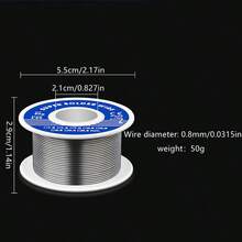 1pc Easy Melt Solder Wire, Suitable For Construction Industry, Compatible With Stainless Steel, Copper, Iron, Nickel And Other Metals, Multi-Purpose Disposable