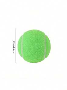 1Pc Personalized Tennis Ball,Can Be Customized With Your Name , Multiple Colors Available, Christmas/Birthday Gift, High Elasticity For Beginner Training & Match, Massage Pet Ball, Chew Toy, Custom Logo Tennis Accessory, Stress Relief Pet Supplies - Multicolor - View 11