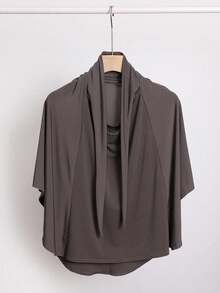 1pc Women's Convenient Tie-Up Muslim Hijab Prayer Jilbab Face Cover Underscarf, Dual-Use For Daily Wear Hijab Outfit - Multicolor - View 17