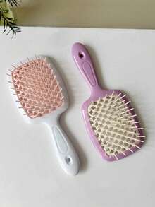 专业通风吹风梳 - 弧形吹风梳，湿发专用扁平梳，通风吹风梳，女士湿发梳