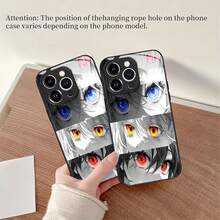 Ojos de anime con un colorido estilo artístico. Esta elegante funda es compatible con los modelos  16, 15, 14 Pro Max, 13, 12, 11, XR y XS Plus. Fabricada en silicona TPU, ofrece protección contra golpes y caídas, además de una sensación superior. Es un regalo ideal para familiares, amigos y seres queridos, y una opción perfecta para Navidad.fundas para ,accesorios para celular,fundas para celular,funda  13,fundas ,fundas para  13,funda  16,funda  17 pro max, 17 pro max,funda  15,funda  17,funda ,fundas para  16,fundas  15,funda  14,fundas  17 pro max,protector para ,fundas  11,fundas  12,funda  17 pro,fundas  13,,case  17 pro max,fundas para  11,fundas para  12 - Negro - Ver 6