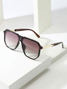 1pc Men's Retro Clip-On Frog Eye Fashion Glasses, High Quality Fashion Glasses Suitable For Travel, Casual, Party, Beach, Daily Wear - Multicolor - View 3