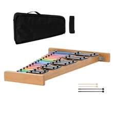 Glockenspiel Xylophone, 27 Notes, Professional Xylophone Percussion Instrument, With Colorful Metal Keys, Includes 4 Mallets, Carrying Bag, Beginner Musical Instrument Kit For Adults And Kids - Multicolor - View 8