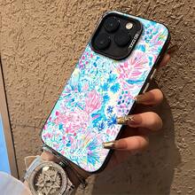 Pretty Beach Fish Print Element-Design Phone Case, Suitable For IPhone Models 16, 15, 14 Pro Max, 13, 12, 11, XR, XS Plus Phone Cases, Made Of TPU Silicone Material, Providing Shock And Drop Protection, With Drop Protection Function, And Has A Very Good Hand Feel. It Is The Most Suitable Gift For Family, Friends, And Loved Ones. - Black LB22 - View 3