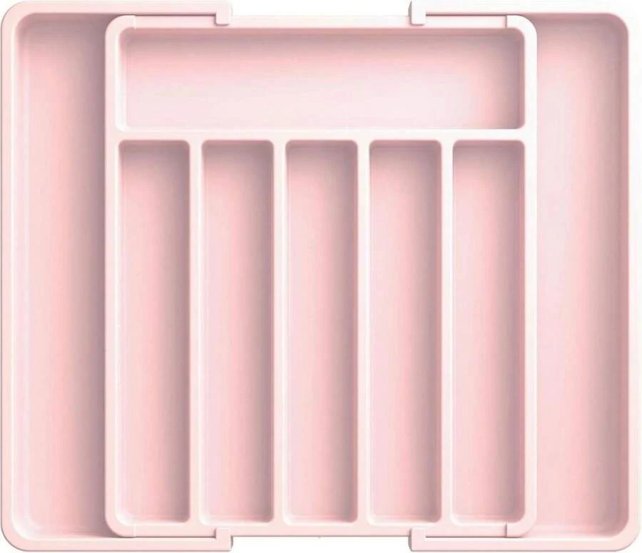 Aujen Silverware Organizer - Expandable Kitchen Drawer Organizer, Adjustable Utensil Organizer, Cutlery Tray For Forks, Knives, Multipurpose Kitchen Organizers And Storage Solution, Grey, X-Large - ColorG - View 1