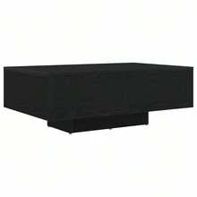 vidaXL Tavolo basso Chêne nero 85 x 55 x 31 cm Bois d'ingénierie - nero - Visualizzare 5
